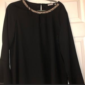 Black Sheer Blouse